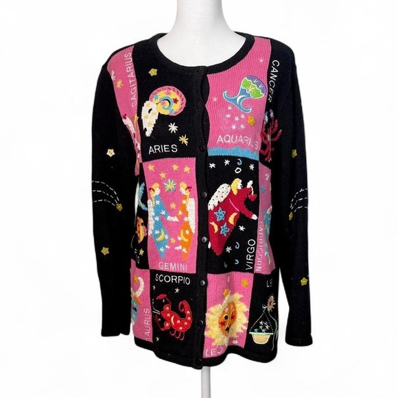 Vintage Zodiac Novelty Sweater